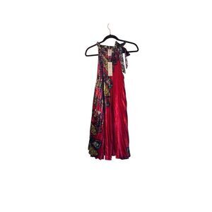 NWT Karachic Women’s Paisley Print Sleeveless Pleated midi Dress OSFM